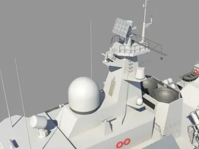 Gepard 39 Battleship 3D model