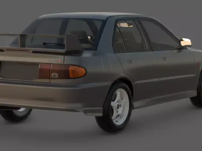 1995 Mitsubishi Lancer Evolution III GSR Edition 3D Model  3D model