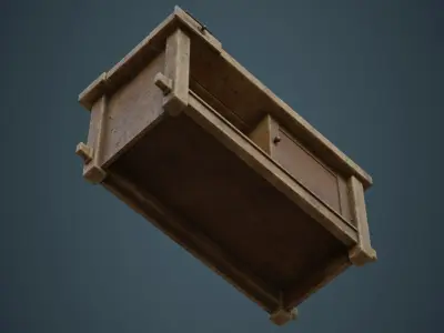 Workbench 2B Low-poly 3D model