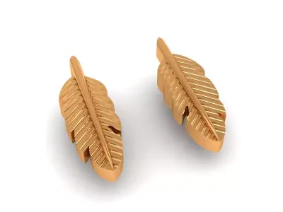 bird feather Free 3D print model