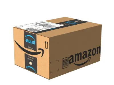 Amazon Box 2A PBR 10 Low-poly 3D model