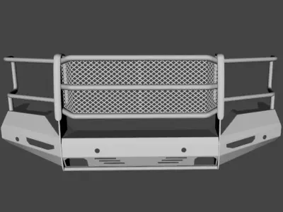 BUMPER  FRONT TYPE WARRIOR FOR GMC TRUCK 3D model