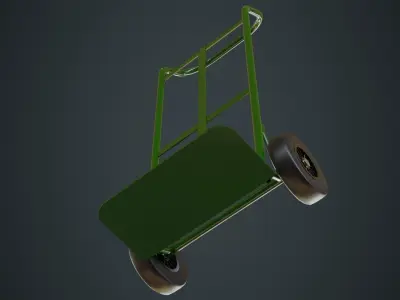 Hand Truck 4 Untextured 3D model