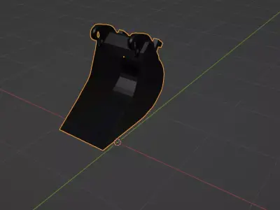 Trench Bucket CW 3D model