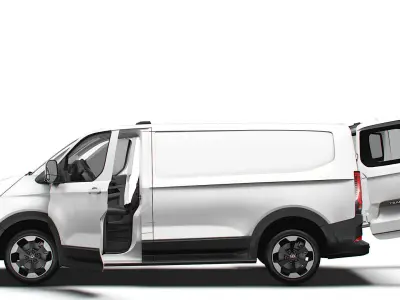 VW Transporter Van L1H1 HQ Interior 2025 3D model