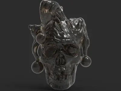 Skull pendant 3D print model