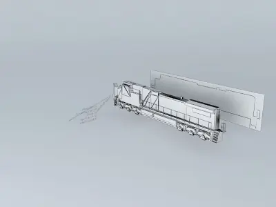 How to Make a Dash 9 Stage 3 Free 3D model