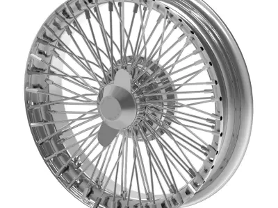 car wheel Free 3D model 7