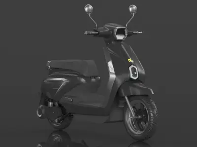  Vespa Electric Scooter Electric Motorcycle Ebike 1000W Low-poly 3D model