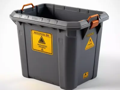 Industrial Storage Container Box 3D model