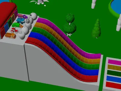 Vehicles Broken the fruits 3D model