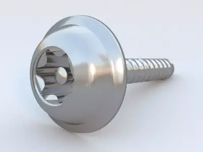 Security Screw Free 3D model