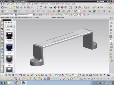 Battery Clamp Free 3D model