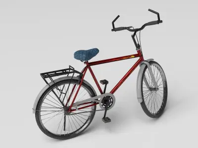 Bicycle Low-poly 3D model order