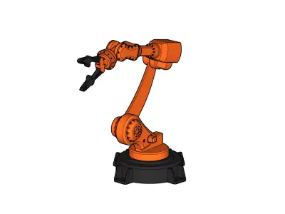 Industrial Robotic Arm- HighQuality Free 3D model