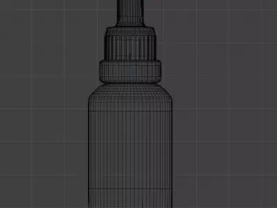 Minimalist  Sleek 30ml Serum Bottle  3D model