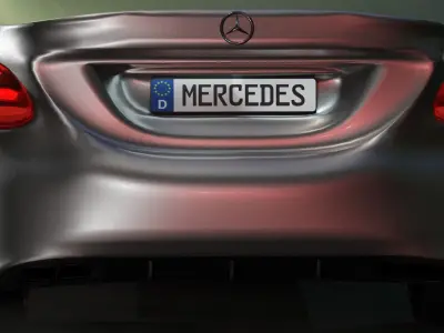 Mercedes C-Class 2014 Free 3D model