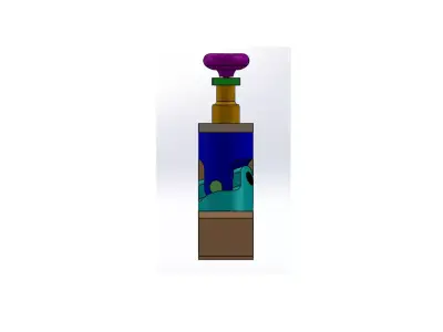  3D UNIVERSAL JOINT ASSEMbLY 3D model
