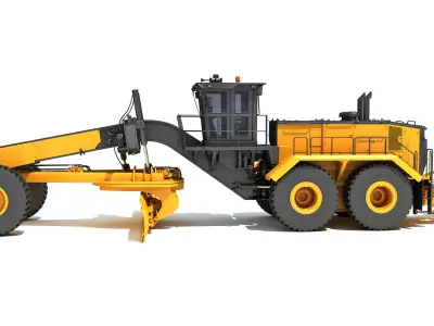 Motor Grader 3D model