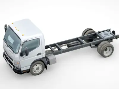 MITSUBISHI FUSO CANTER FE160 2019 Low-poly 3D model