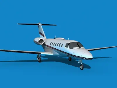 Cessna C528 Citation CJ3 V03 3D model