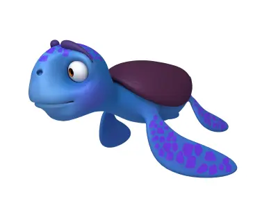 Turtle Cartoon 3D model purchase