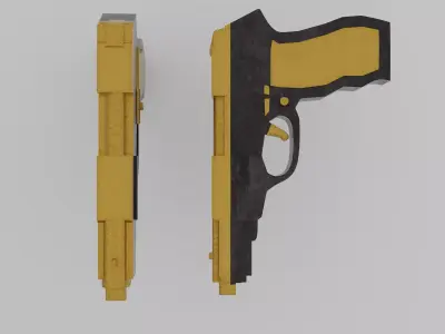 pistol 3D model