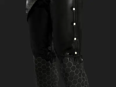 Sci Fi Cyber Clothing 3D model