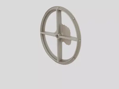 Industrial Factory Pipe Inspection Hatch for 3D print 3D model