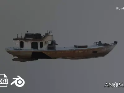 shipwreck Free 3D model