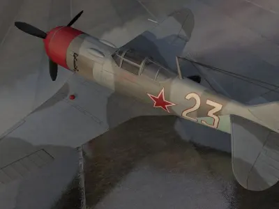 Lavochkin La-7 3D model by chipbasschao