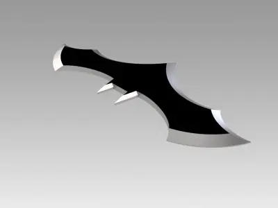 batman logo 3D model