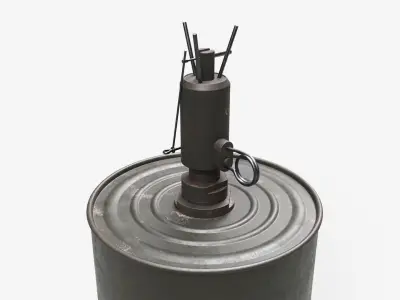 Bouncing Betty M16 Landmine 3D model