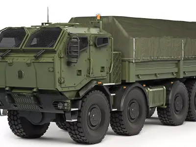 Truck 815-7 8X8 2020 3D model
