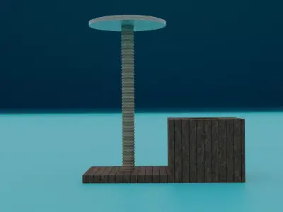 cats house 3D model
