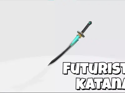 Ultimate Katana Collection Traditional and Futuristic 3D model