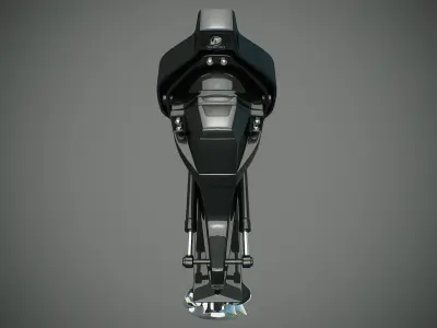 Sterndrive boat propeller 3D model