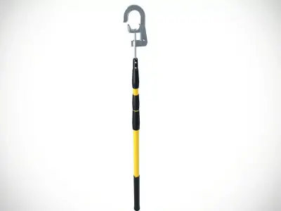 Discharge rod Low-poly 3D model