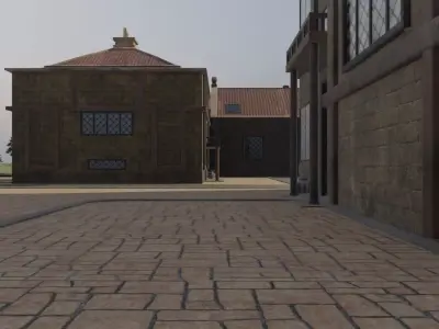 Mountain Settlement 3D model