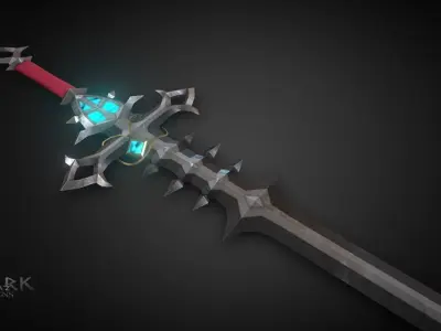 Venthyr Greatsword Low-poly 3D model