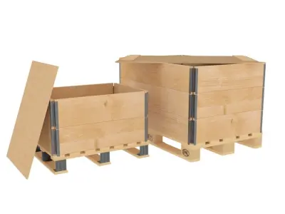 Pallet extension for EUR and DHP 3D model