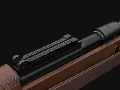 ww mauser karbiner 98  Free 3D model