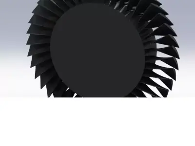 GasTurbine unfinished model Free 3D model