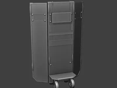 Ramses Police ballestic shield Low-poly 3D model