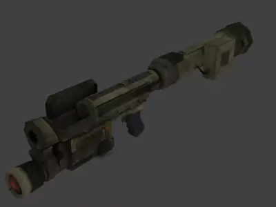 M9A1 Rocket Launcher - Bazooka low-poly 3D Model Low-poly 3D model