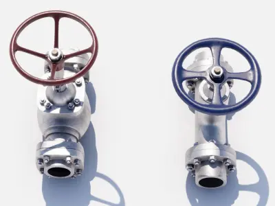 Valve  Low-poly 3D model