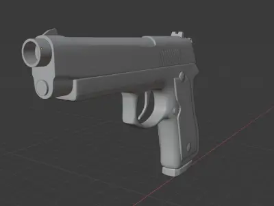 Beretta 92FS Pistol Gun  3D model