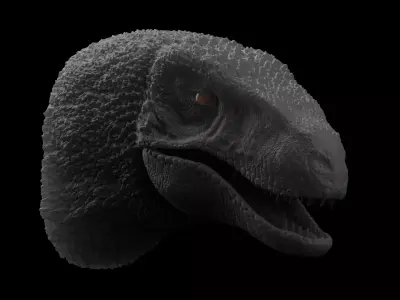 Utahraptor bust from Primitive war Free 3D print model