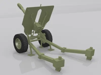 OTO Melara model 56 Low-poly 3D model