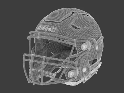 Riddell SpeedFlex Youth Football Helmet 3D model